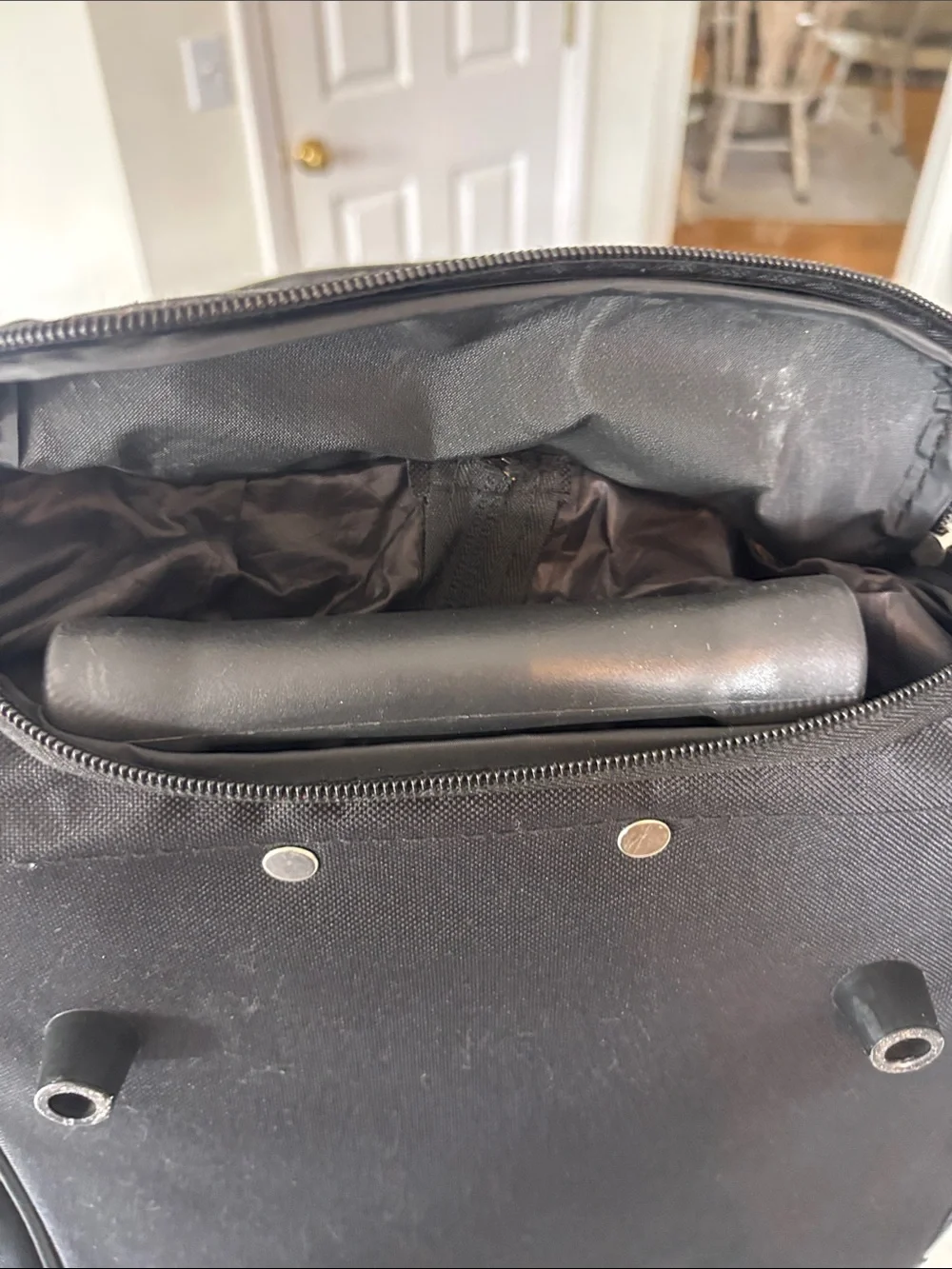 Disney Black Walt Disney World Duffel Bag with Logo 1971